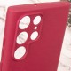 Чохол Silicone Cover Lakshmi Full Camera (A) для Samsung Galaxy S24 Ultra Бордовий / Marsala