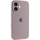 Чохол Silicone Case Full Camera Protective (AA) для Apple iPhone 16 (6.1") Сірий / Lavender