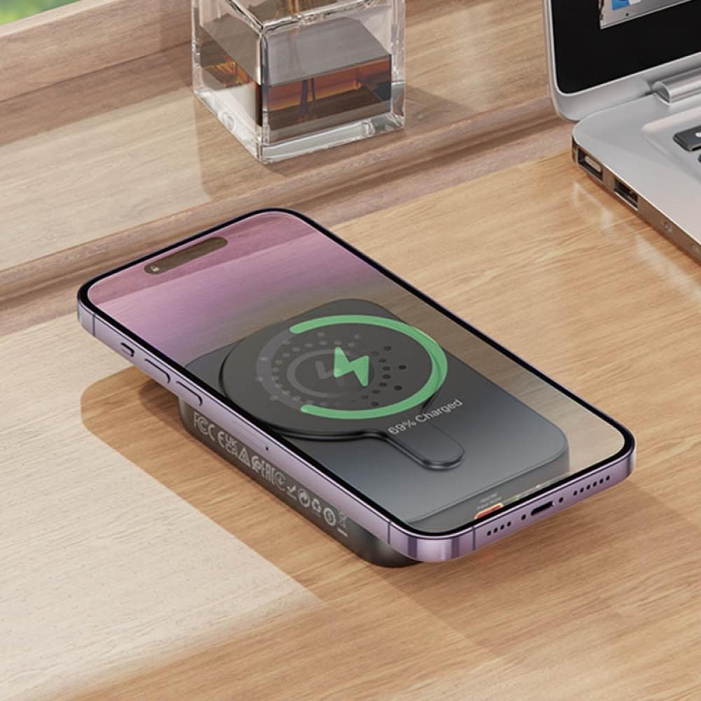 Портативний ЗП Power Bank Hoco J117A Esteem PD20W з БЗП 10000 mAh Black Портативний ЗП Power Bank Hoco J117A Esteem PD20W з БЗП 10000 mAh Black