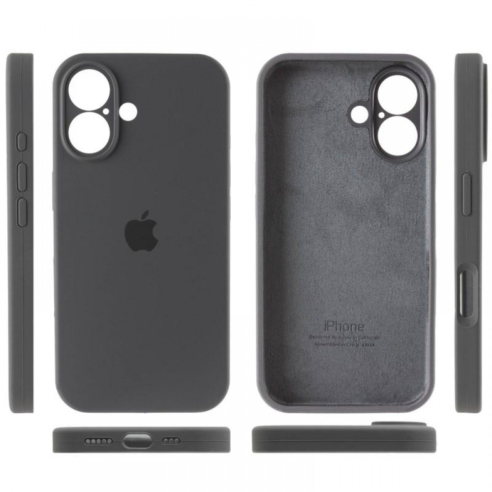Чехол Silicone Case Full Camera Protective (AA) для Apple iPhone 16 Plus (6.7")