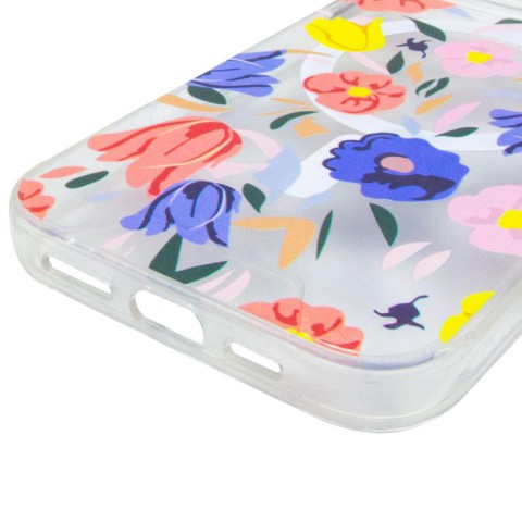 TPU+PC чохол Clear Garden with MagSafe для Apple iPhone 16 Pro (6.3") Tropical Art