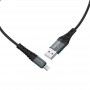 Дата кабель Hoco X38 Cool Lightning (1m) Чорний
