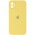 Чохол Silicone Case Square Full Camera Protective (AA) для Apple iPhone 11 (6.1") Жовтий / Canary Yellow