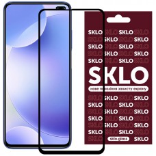 Захисне скло SKLO 3D (full glue) для Xiaomi K30 / Poco X3 / X3 NFC / X3 Pro / Mi 10T/ Mi 10T Pro Чорний