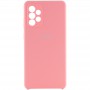 Чохол Silicone Cover Full Camera (AAA) для Samsung Galaxy A72 4G / A72 5G Рожевий / Pink