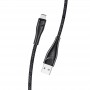 Дата кабель Usams US-SJ399 U41 Micro Braided Data and Charging Cable 3m Чорний