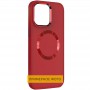 TPU чохол Bonbon Metal Style with MagSafe для Samsung Galaxy S20 FE Червоний / Red