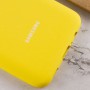 Чохол Silicone Cover Full Protective (AA) для Samsung Galaxy A02s Жовтий / Yellow