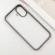 TPU+PC чохол Metal Buttons для Apple iPhone 16 (6.1") Сірий