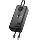 Портативний ЗП Power Bank Hoco J132B Sabio 22.5W+PD20W with 3 cables 30000 mAh Black