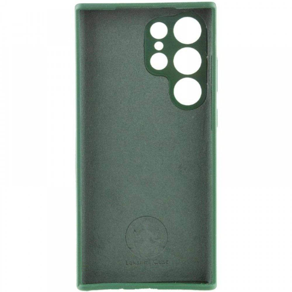 Чохол Silicone Cover Lakshmi Full Camera (AAA) with Logo для Samsung Galaxy S24 Ultra Зелений / Cyprus Green