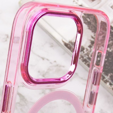 Чохол TPU Iris with MagSafe для Apple iPhone 13 Pro Max (6.7") Рожевий