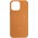 Шкіряний чохол Bonbon Leather Metal Style with MagSafe для Apple iPhone 15 Pro (6.1") Коричневий / Brown