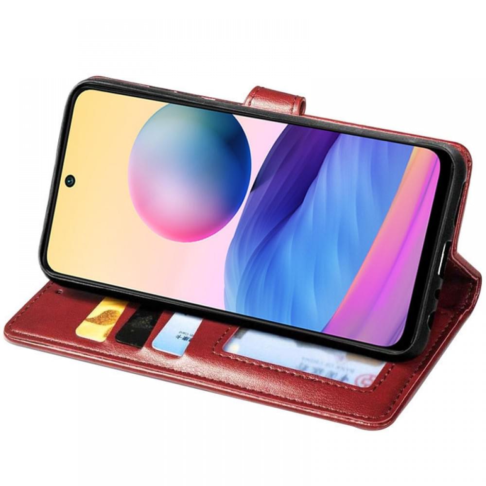 Шкіряний чохол-книжка GETMAN Gallant (PU) для Xiaomi Poco X6 / Note 13 Pro 5G Червоний