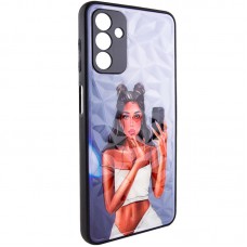 TPU+PC чохол Prisma Ladies для Samsung Galaxy M23 5G / M13 Black in White