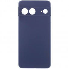 Чохол Silicone Cover Lakshmi Full Camera (AA) для Google Pixel 7 Синій / Midnight blue