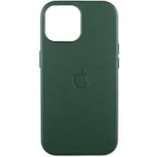 Кожаный чехол Leather Case (AAA) with MagSafe and Animation для Apple iPhone 15 (6.1")