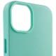 Шкіряний чохол Leather Case (AA Plus) with MagSafe для Apple iPhone 12 Pro Max (6.7") Ice