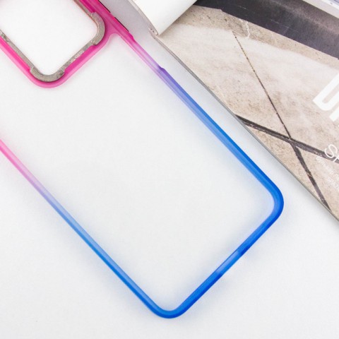 Чохол TPU+PC Fresh sip series для Xiaomi Redmi Note 13 Pro 4G / Poco M6 Pro 4G / Note 14S Синій / Рожевий