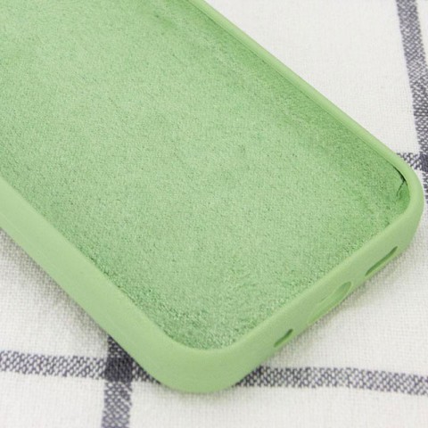 Чохол Silicone Case Full Protective (AA) NO LOGO для Apple iPhone 13 (6.1") М'ятний / Mint