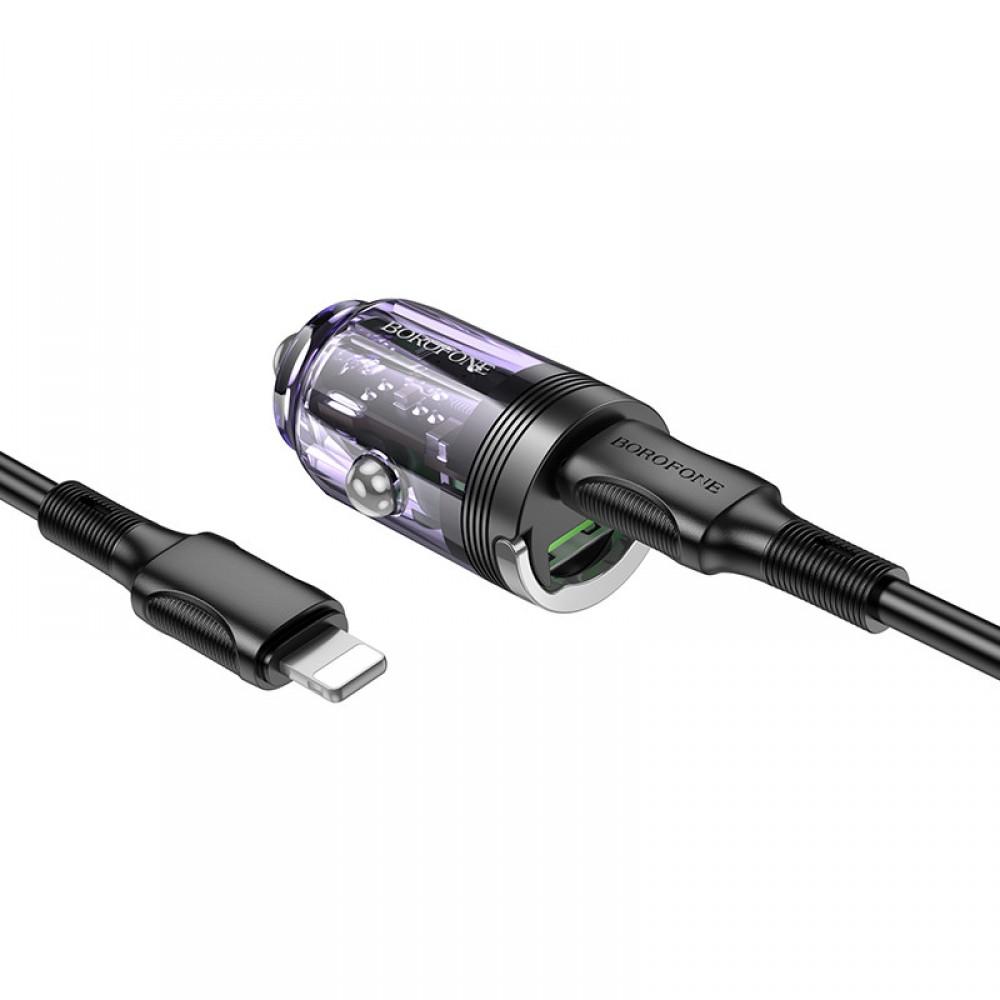 АЗУ Borofone BZ29A Talented PD36W+QC3.0 (1C1A) + Type-C to Lightning