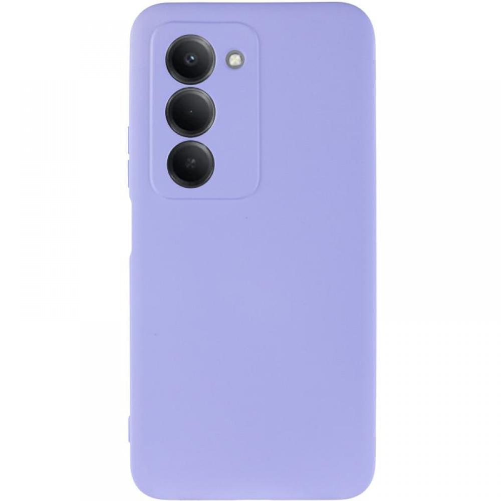 Чохол TPU GETMAN Liquid Silk Full Camera для Xiaomi Redmi 15 (EU) Бузковий / Light purple