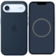 Чохол Silicone case (AAA) with Magsafe and Animation для Apple iPhone 17 Air (6.5") Midnight