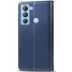 Шкіряний чохол-книжка GETMAN Gallant (PU) для TECNO Pop 5 LTE Синій