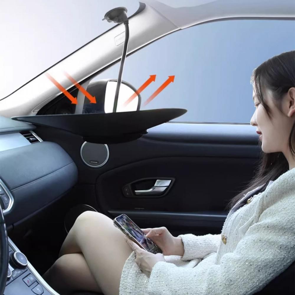 Сонцезахисний козирок для автомобіля (на присосці) (0.58x0.36m) Green