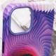 Шкіряний чохол Colour Splash with MagSafe для Apple iPhone 12 Pro / 12 (6.1") Purple / Pink