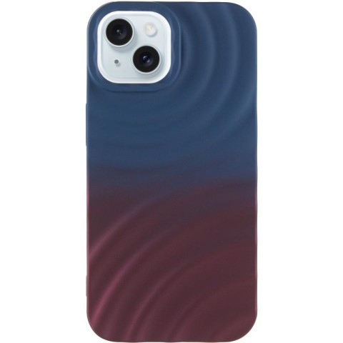 Чохол TPU ColorWave для Apple iPhone 15 (6.1") Navy Blue / Plum