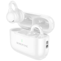 Бездротові TWS навушники Borofone BW95 Cancion clip-on White