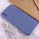 Силіконовий чохол Candy Full Camera для Apple iPhone XS Max (6.5") Блакитний / Mist blue