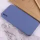 Силіконовий чохол Candy Full Camera для Apple iPhone XS Max (6.5") Блакитний / Mist blue
