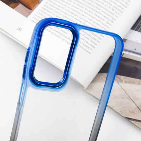 Чохол TPU+PC Fresh sip series для Samsung Galaxy A25 5G Чорний / Синій