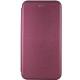 Шкіряний чохол-книжка Classy для Motorola Moto G24 / G04 / E14 Бордовий