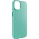 Шкіряний чохол Leather Case (AA Plus) with MagSafe для Apple iPhone 12 Pro Max (6.7") Ice