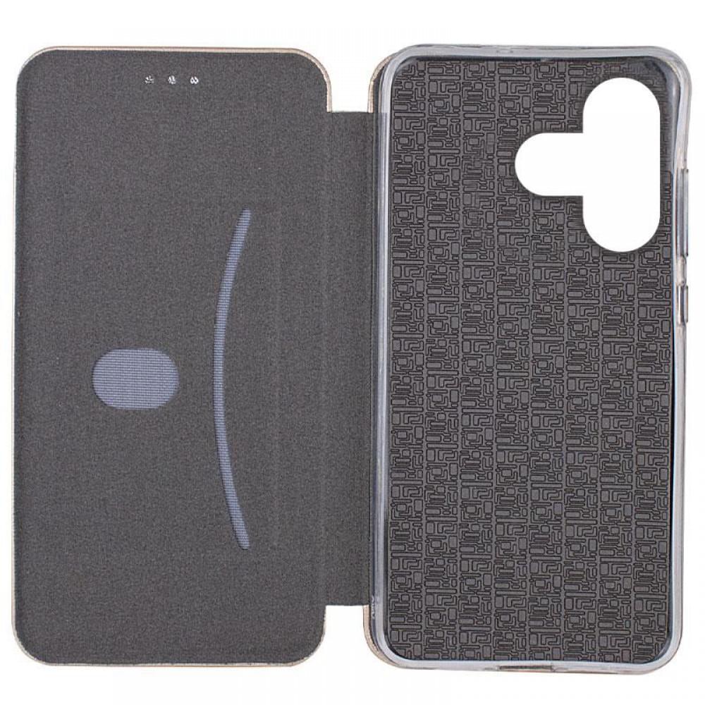 Шкіряний чохол-книжка Classy для Xiaomi Redmi 13 4G / Poco M6 4G Сірий