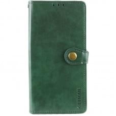 Шкіряний чохол-книжка GETMAN Gallant (PU) для Motorola Moto G05 / E15 Зелений