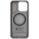 Чохол SGP PC+Leather with MagSafe для Apple iPhone 16 Pro (6.3") Grey