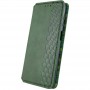 Шкіряний чохол книжка GETMAN Cubic (PU) для Samsung Galaxy M14 5G Зелений