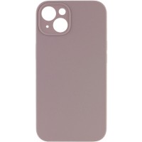 Чохол Silicone Case Full Camera Protective (AA) NO LOGO для Apple iPhone 14 (6.1") Сірий / Lavender