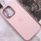 Чохол Silicone Case Metal Buttons (AA) для Apple iPhone 14 Pro (6.1") Рожевий / Chalk Pink