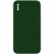 Silicone Case Square Full Camera Protective (AA) NOLOGO для Apple iPhone XS Max (6.5") Зелений / Army green