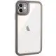TPU чехол Transparent + Colour 1,5mm для Apple iPhone 12 (6.1")