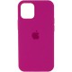 Чохол Silicone Case Full Protective (AA) для Apple iPhone 15 Pro Max (6.7") Малиновий / Dragon Fruit