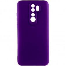Чохол TPU GETMAN Liquid Silk Full Camera для Xiaomi Redmi Note 8 Pro Фіолетовий / Ultra Violet