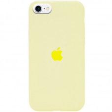 Чохол Silicone Case Full Protective (AA) для Apple iPhone SE (2020) Жовтий / Mellow Yellow