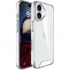 Чохол TPU Space Case transparent для Apple iPhone 17 (6.3") Прозорий