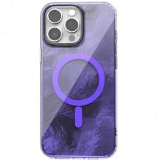Чохол TPU Shiny Mountain (MagFit) для Apple iPhone 12 Pro / 12 (6.1") Purple